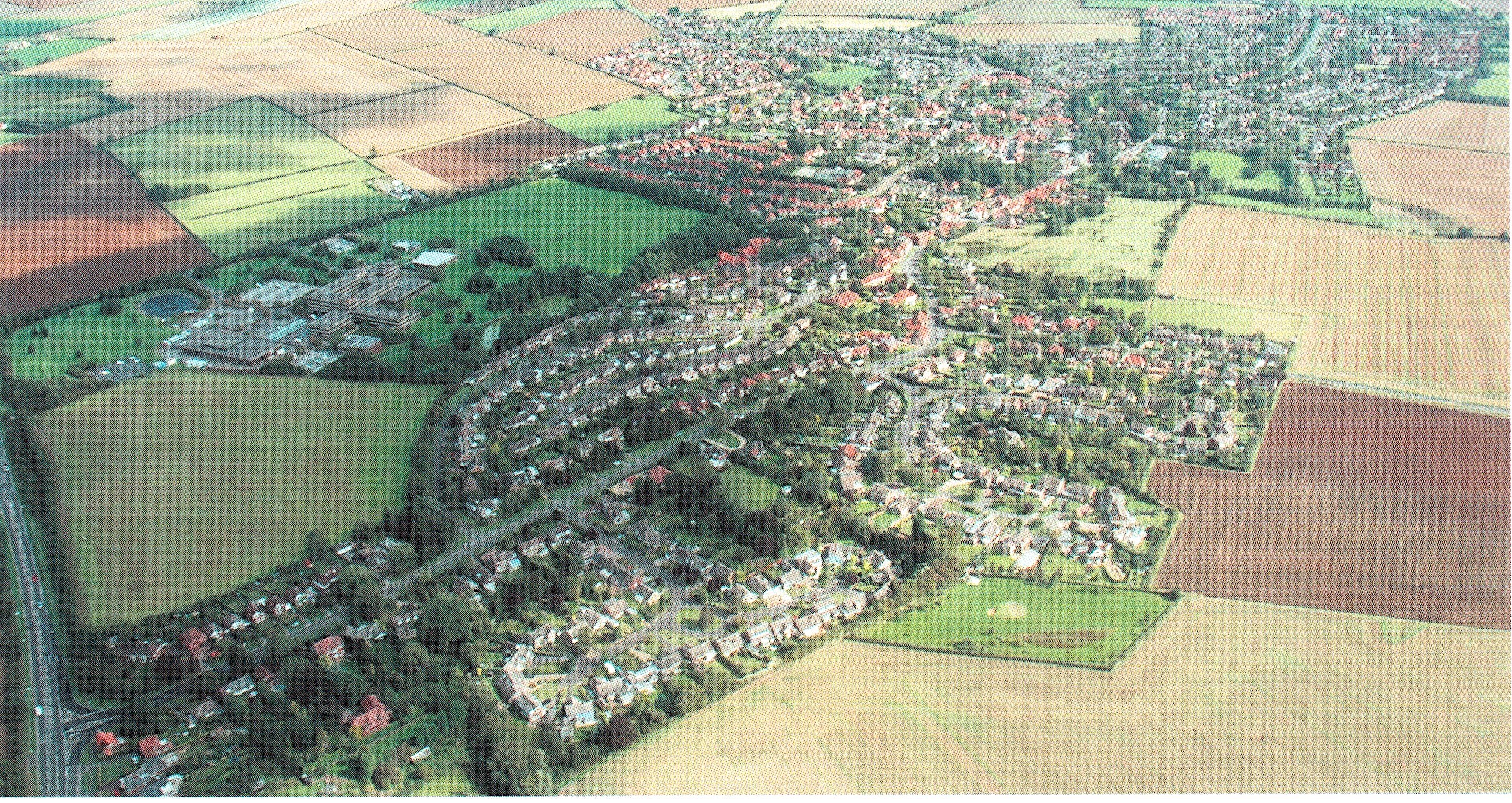 Arial view of Nettleham
